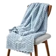 300GSM Flannel Plush Throw Blanket With Custom Logo | https://www.bestnamebadges.com
