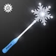 Light-up snowflake wand | https://www.bestnamebadges.com