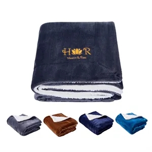 Dual Layer Micro Mink Sherpa Blanket