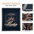 Lightweight Woven Tapestry Throw Blankets | https://www.bestnamebadges.com