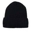 Custom Logo Ribbed Knit Cuffed Winter Beanie | https://www.bestnamebadges.com