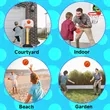 6 Inch PVC Mini Basketball | https://www.bestnamebadges.com