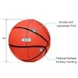 6 Inch PVC Mini Basketball | https://www.bestnamebadges.com