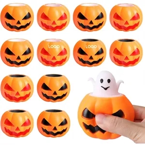 Halloween Squishy Pumpkin Relieve Stress Fidget Toys | https://www.bestnamebadges.com