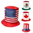 2026 World Cup Fan Polyester Top Hat | https://www.bestnamebadges.com