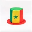 2026 World Cup Fan Polyester Top Hat | https://www.bestnamebadges.com