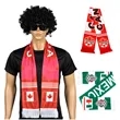 Custom Polyester Soccer Fan Scarf for 2026 World Cup | https://www.bestnamebadges.com