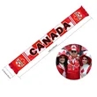 Custom Polyester Soccer Fan Scarf for 2026 World Cup | https://www.bestnamebadges.com