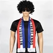 Custom Polyester Soccer Fan Scarf for 2026 World Cup | https://www.bestnamebadges.com