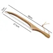 Custom Wooden Bow Bread Knife | https://www.bestnamebadges.com