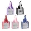 Clear PVC Tote Bag Large Capacity Cosmetic Shopping | https://www.bestnamebadges.com