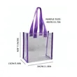 Clear PVC Tote Bag Large Capacity Cosmetic Shopping | https://www.bestnamebadges.com