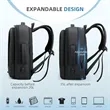Flight Approved Expandable Laptop Travel Backpack Carry On | https://www.bestnamebadges.com