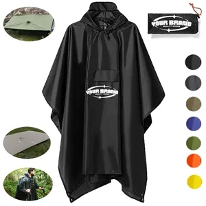 3-in-1 Multifunctional Raincoat Tactical Rain Poncho