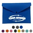 A4 Felt Document Folder with Snap Closure Portable File Bag | https://www.bestnamebadges.com