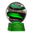 Zodiac Award on Robson Base - Green | https://www.bestnamebadges.com