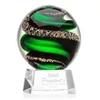 Zodiac Award on Robson Base - Clear | https://www.bestnamebadges.com