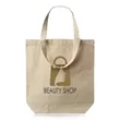 Natural Color Canvas Tote Bags | https://www.bestnamebadges.com