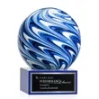 Naples Award on Hancock Base - Blue | https://www.bestnamebadges.com