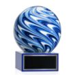 Naples Award on Hancock Base - Blue | https://www.bestnamebadges.com
