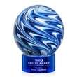 Naples Award on Marvel Base - Blue | https://www.bestnamebadges.com