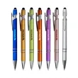 Union Printed - Chrome Colors Stylus Click Pen | https://www.bestnamebadges.com