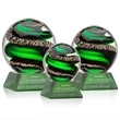 Zodiac Award on Sheffield Base - Green | https://www.bestnamebadges.com