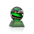Zodiac Award on Sheffield Base - Green | https://www.bestnamebadges.com