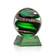 Zodiac Award on Sheffield Base - Green | https://www.bestnamebadges.com