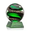 Zodiac Award on Sheffield Base - Green | https://www.bestnamebadges.com