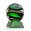 Zodiac Award on Sheffield Base - Green | https://www.bestnamebadges.com