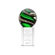 Zodiac Award on Dakota Base - Clear | https://www.bestnamebadges.com