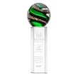 Zodiac Award on Dakota Base - Clear | https://www.bestnamebadges.com