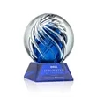 Genista Award on Sheffield Base - Blue | https://www.bestnamebadges.com