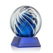 Genista Award on Sheffield Base - Blue | https://www.bestnamebadges.com