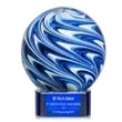 Naples Award on Paragon Base - Blue | https://www.bestnamebadges.com