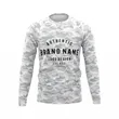 Custom Raglan Long Sleeve Athletic Shirt With Flatlock Seams | https://www.bestnamebadges.com