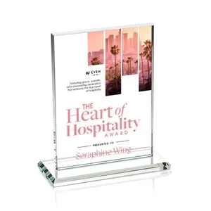 Emperor VividPrint™ Award - Starfire (Vert) | https://www.bestnamebadges.com