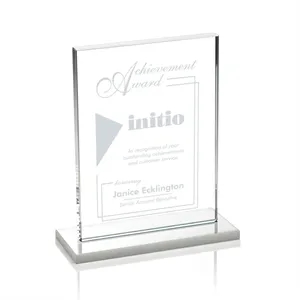 Emperor Award - White (Vert) | https://www.bestnamebadges.com