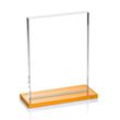 Emperor VividPrint™ Award - Amber (Vert) | https://www.bestnamebadges.com