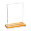 Emperor VividPrint™ Award - Amber (Vert) | https://www.bestnamebadges.com