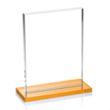 Emperor VividPrint™ Award - Amber (Vert) | https://www.bestnamebadges.com
