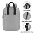 Heathered 15" Convertible Laptop Backpack Tote | https://www.bestnamebadges.com