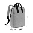 Heathered 15" Convertible Laptop Backpack Tote | https://www.bestnamebadges.com