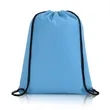 Non-Woven Custom Drawstring Backpack(Ocean) | https://www.bestnamebadges.com