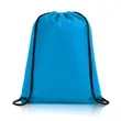 Non-Woven Custom Drawstring Backpack(Ocean) | https://www.bestnamebadges.com