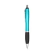 Union Printed - Contour Metallic Grip Click Pen | https://www.bestnamebadges.com