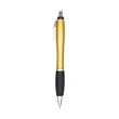 Union Printed - Contour Metallic Grip Click Pen | https://www.bestnamebadges.com
