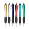 Union Printed - Contour Metallic Grip Click Pen | https://www.bestnamebadges.com
