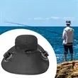 Wide Brim Solar-Powered Fan Hat | https://www.bestnamebadges.com